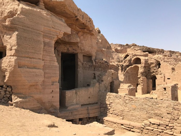 Tombs of the nobles in aswan