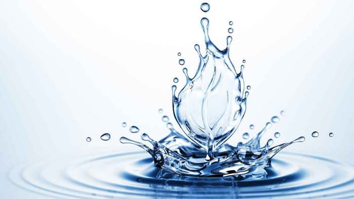 Water splash wallpaper